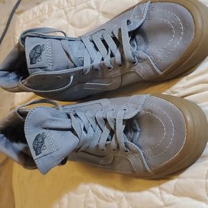 Vans High Top Grey (Size 9.5W) Never Worn!!